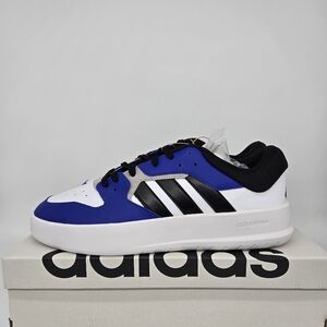New adidas Court 24 'White Black Semi Lucid Blue' Men's Shoes Size 12.5